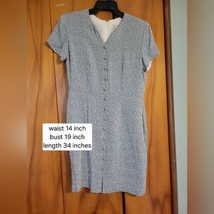 Vintage 80s Or 90s Ann Taylor Petite Dress